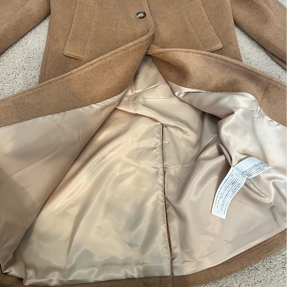 Abercrombie and Fitch Wool Blend Tailored Coat NWT - Picture 10 of 10